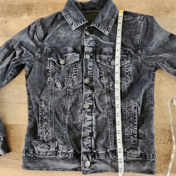Lucky Brand Black Velvet The Tomboy Trucker Jacket - Picture 13 of 14
